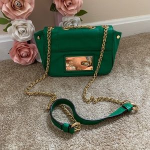 Authentic Milly Emerald Purse with chain